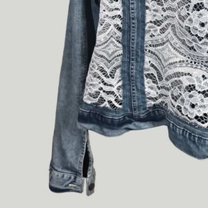 Luxe Denim Jasje met Kant